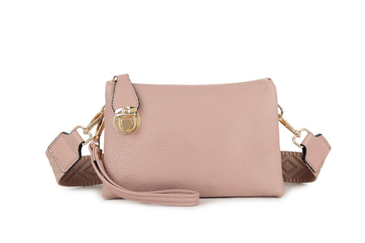 Structured Clasp Thick Strap Crossbody